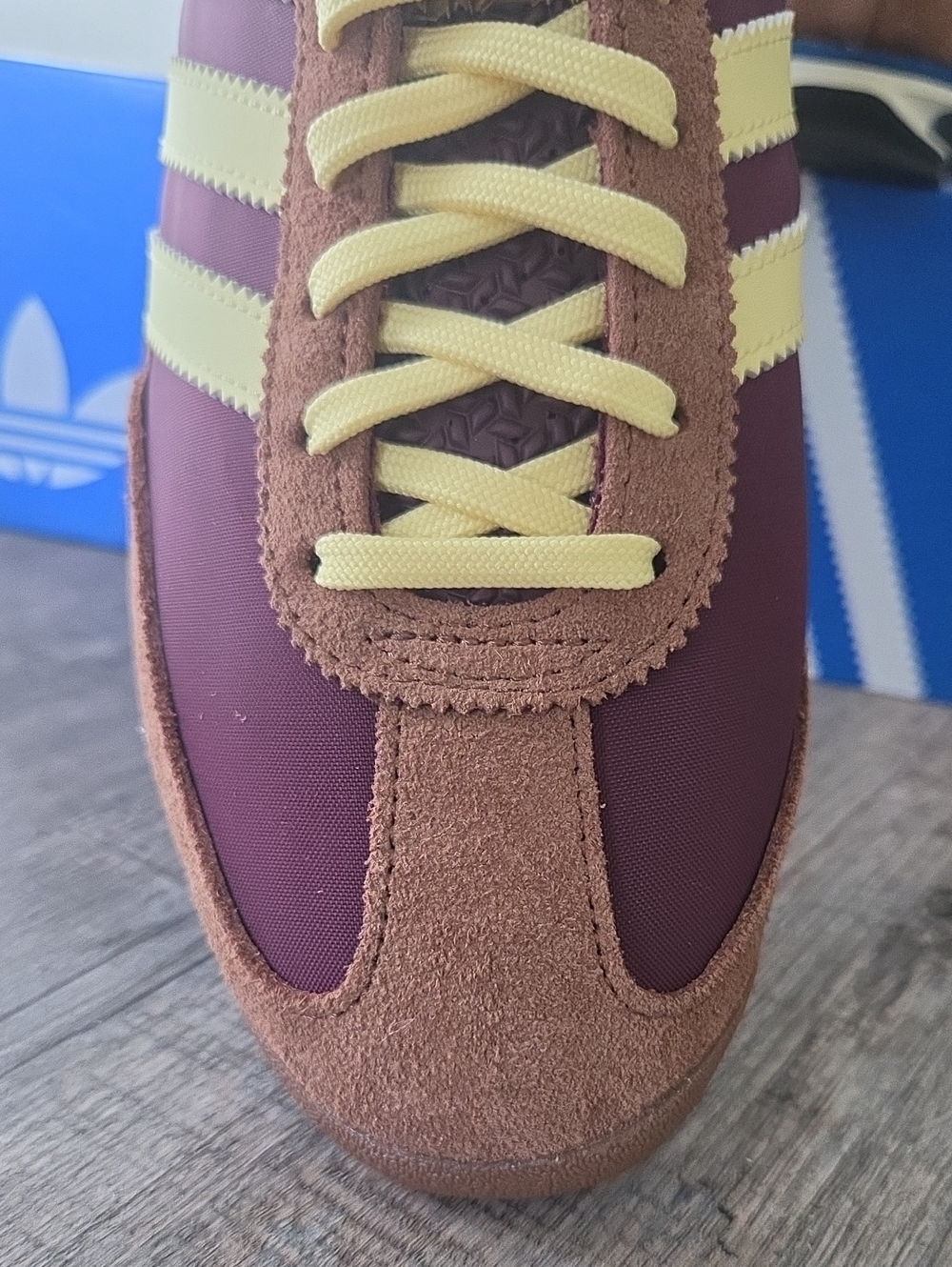 NWT Adidas Women's SL 72 OG 'Maroon Preloved Brown' Shoes IE3425 - Picture 7 of 11